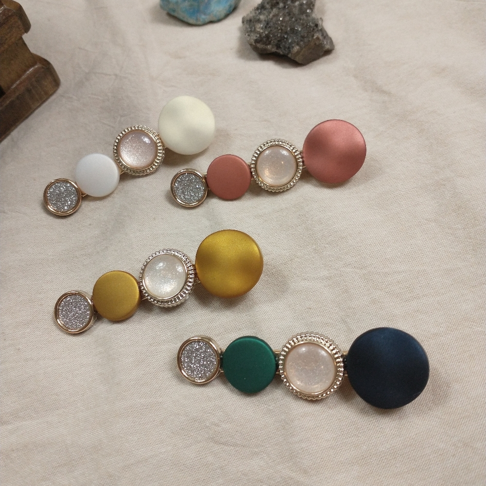 4pc Boho Hair Clips